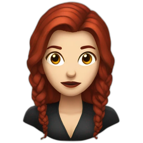 head Black Widow emoji