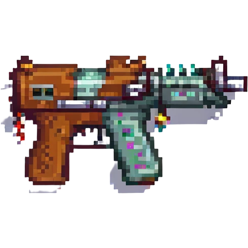 пистолет UZI, no background emoji