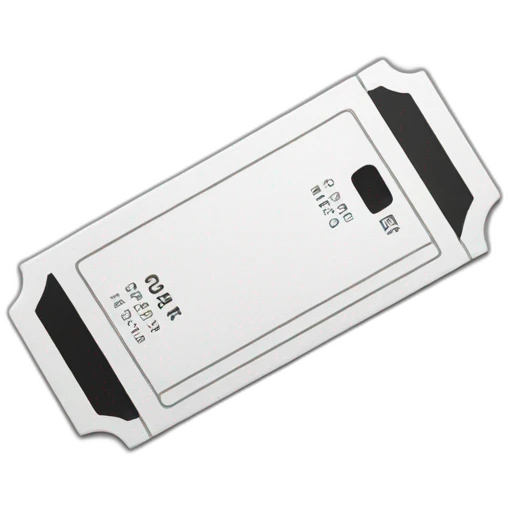 White metro ticket black stripe emoji