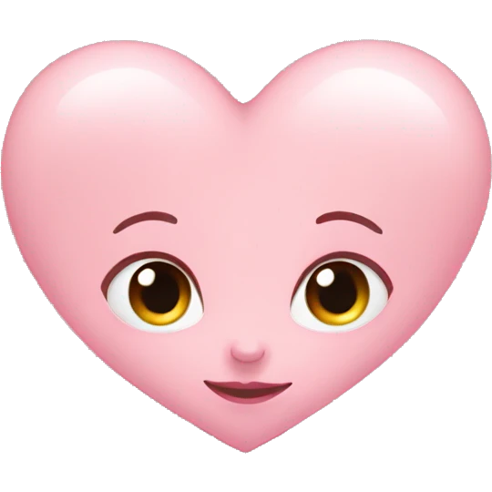 baby pink heart emoji