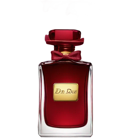 Dark red Dior parfum  emoji