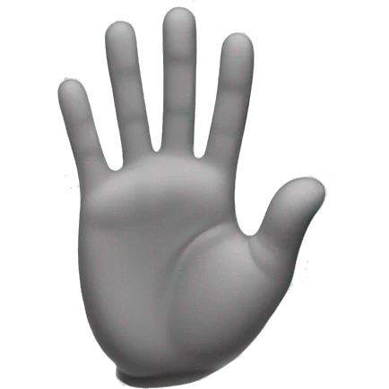 happy emoji right hand up emoji
