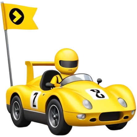 race line with banner above saying start emoji
