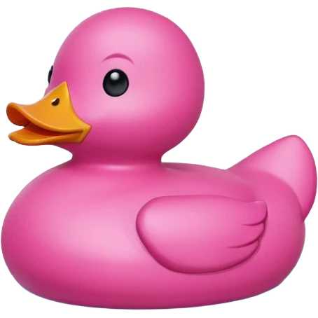 pink toy duck emoji
