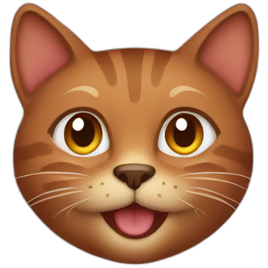 brown cat emoji