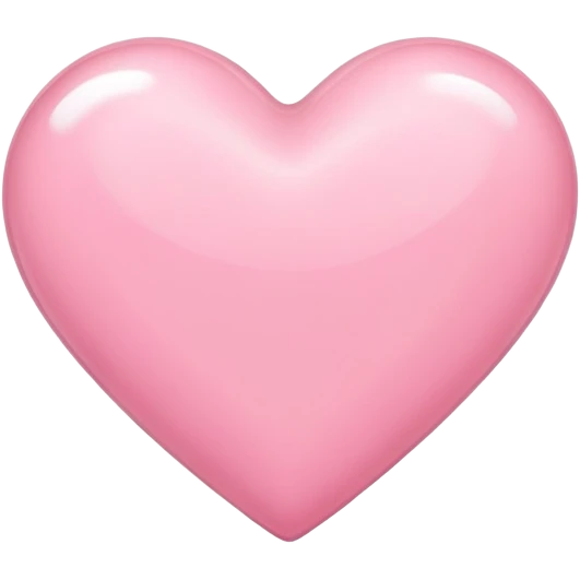 light pink heart emoji