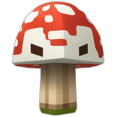 Minecraft mooshroom emoji
