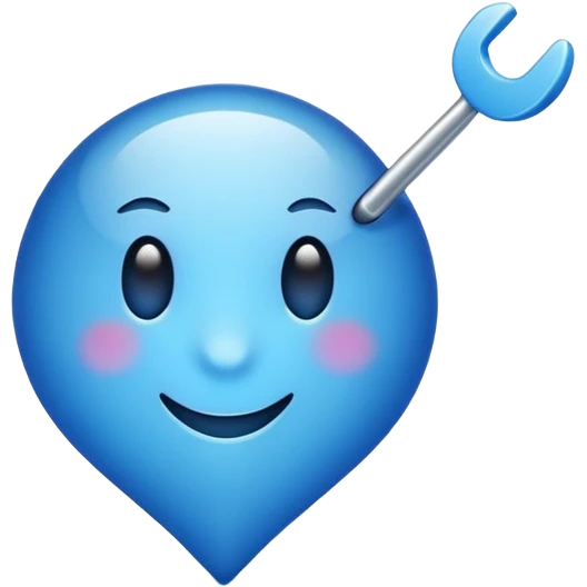 Create a verify tick Blue colour emoji