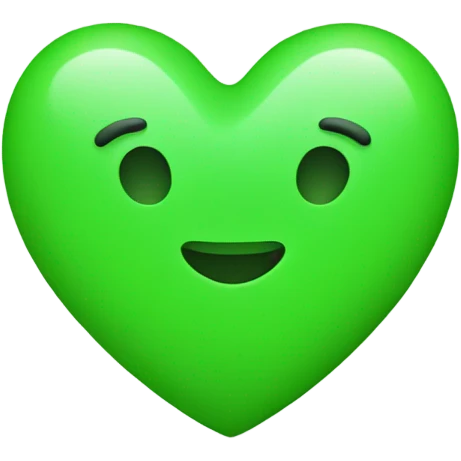 Green heart emoji