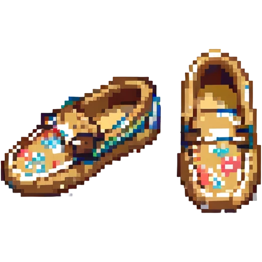 straw shoes emoji