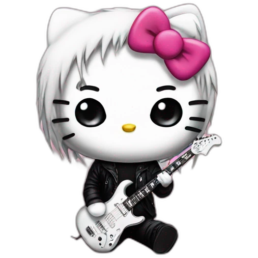 hello kitty emo emoji