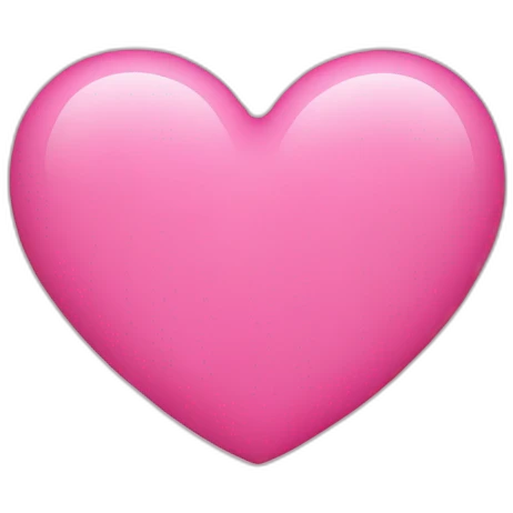 Pink heart emoji