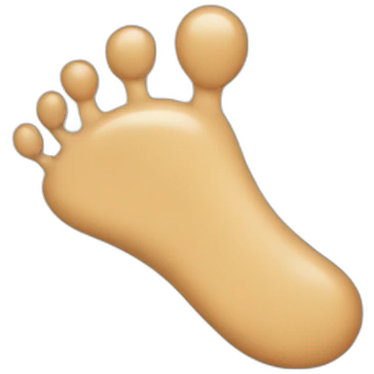 Foot emoji