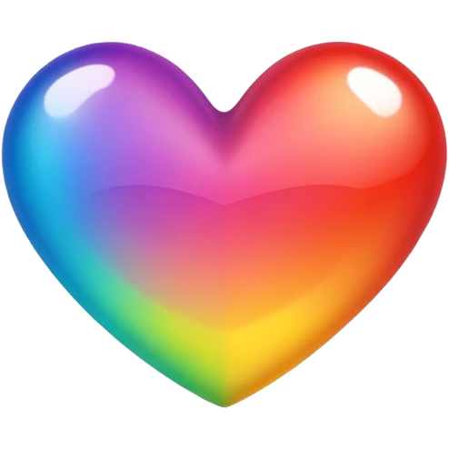 Cœur multicolore  emoji