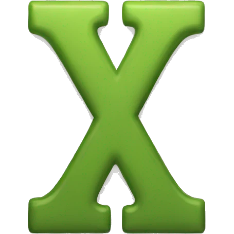 letters X and B emoji