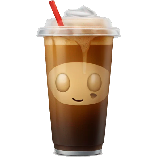 Iced coffee emoji