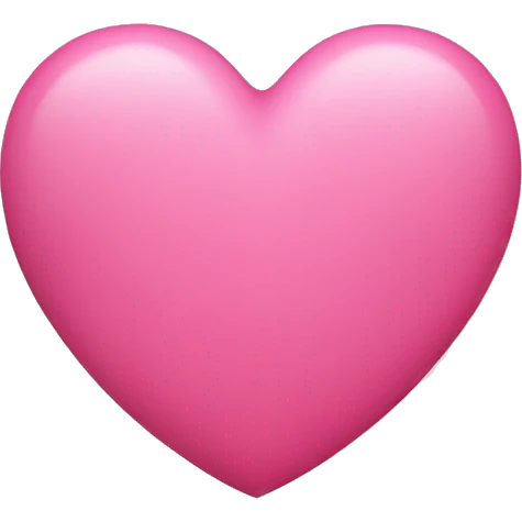 Pink heart emoji