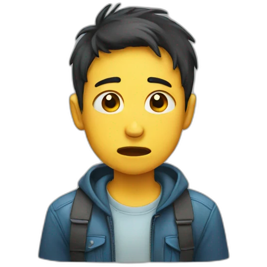Boy crying  emoji