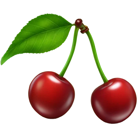 2Cherries on a stem emoji