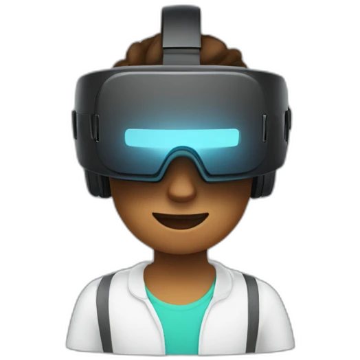 Mason with vr headset emoji