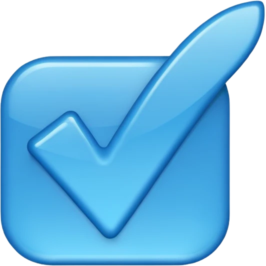 Make me a insta blue tick emoji emoji