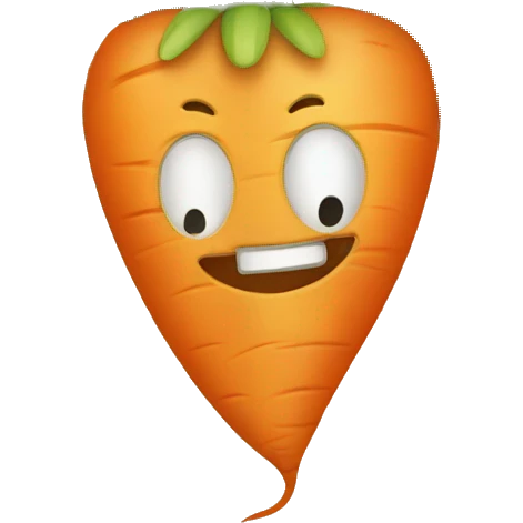 A carrot emoji
