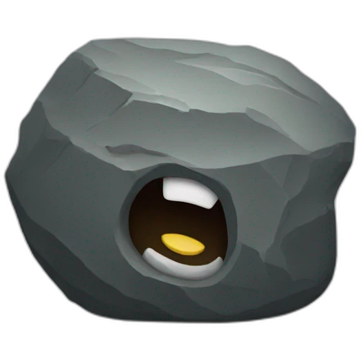 Rock emoji