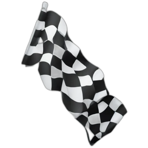 racing finish flag line emoji