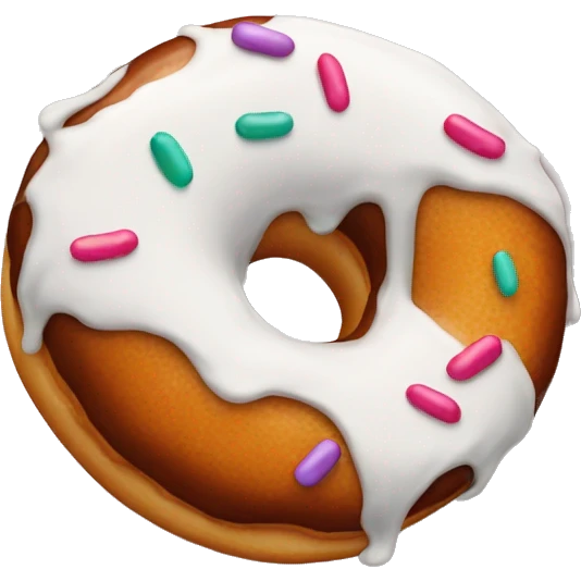 donuts with white icing emoji