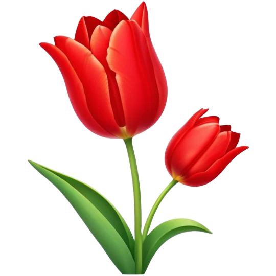 Tulip heart  emoji