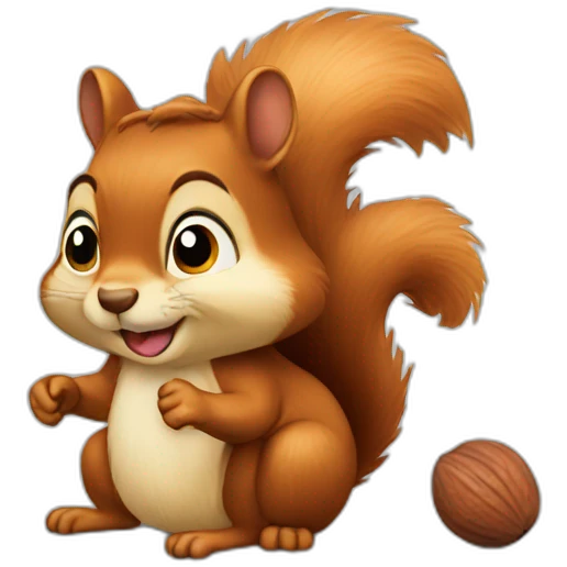 squirrel and nut emoji