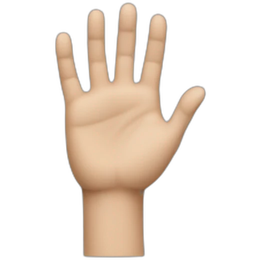 hand paying emoji