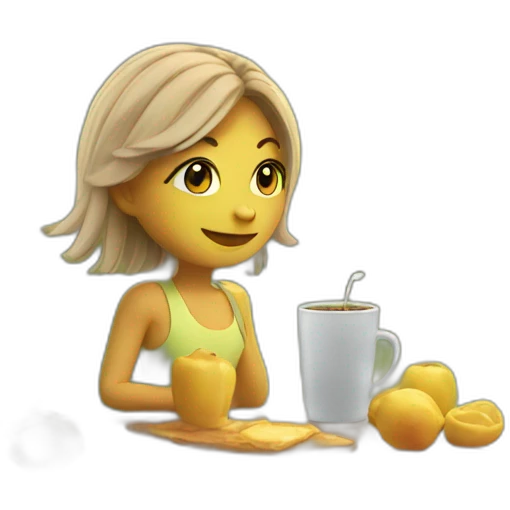 Beautiful sunny morning emoji