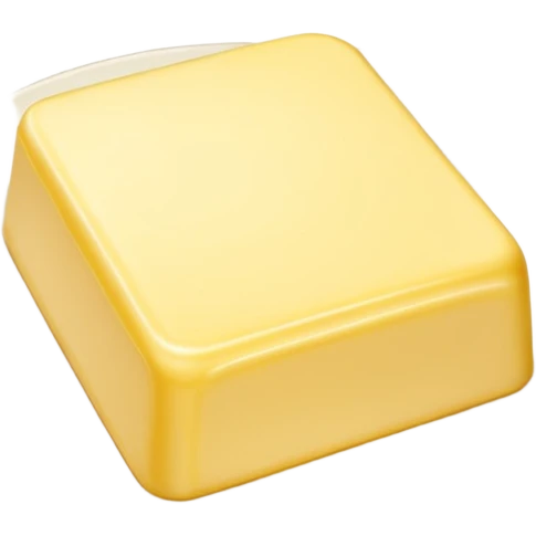 Big Butter on the white plate  emoji