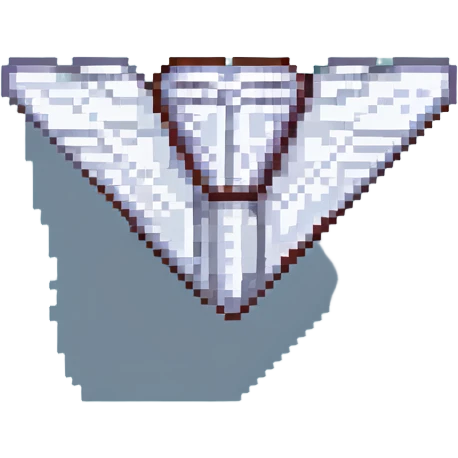 pixel art paper airplane icon emoji