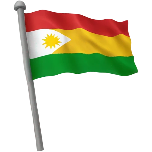 Kurdistan flag emoji emoji