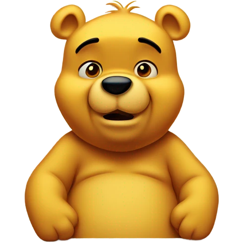 Winnie the Pooh sad  emoji