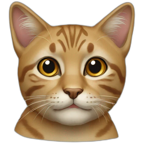 Кошка в очках emoji
