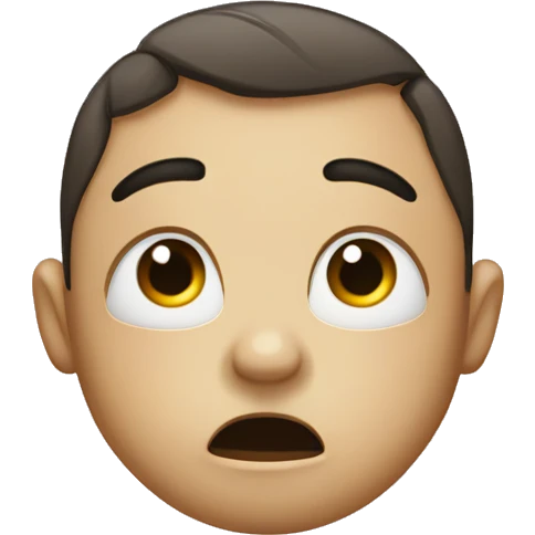 supridsed face whislt crying emoji