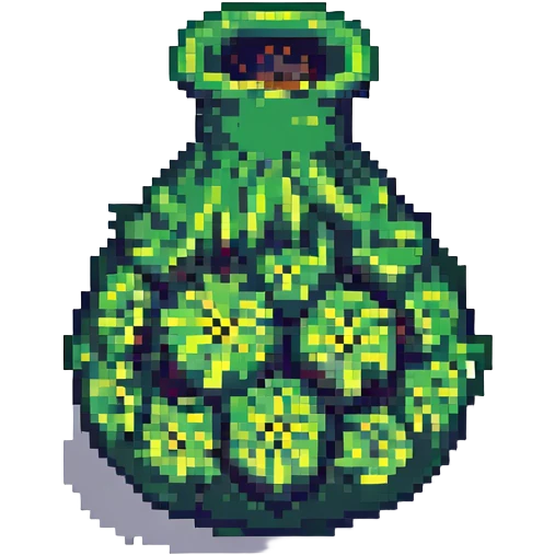 stinky smell, pixel art style emoji