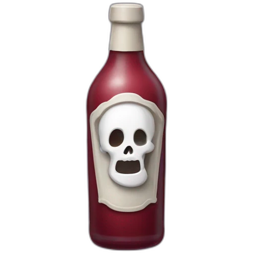 bottle of deadman’s fingers emoji