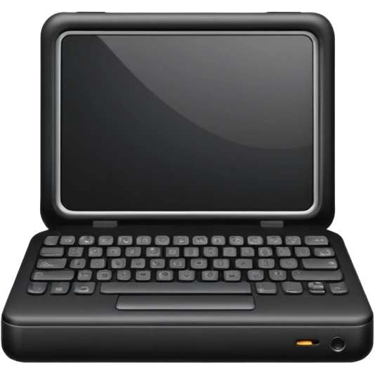 crear un emoji, que sea para proyeectos tanto empresarial como redes sociales, quiero un ordenador y una camara en la misma imagen y que sea aesthetic emoji