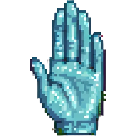 a hand emoji