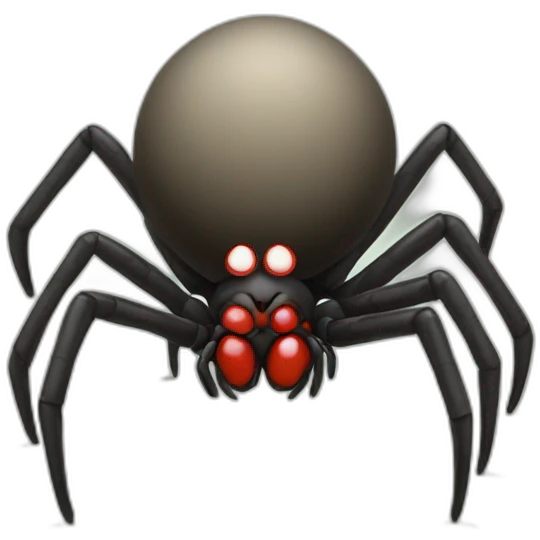 Spider with human legs emoji