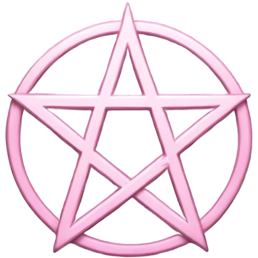Light Pink pentacle emoji