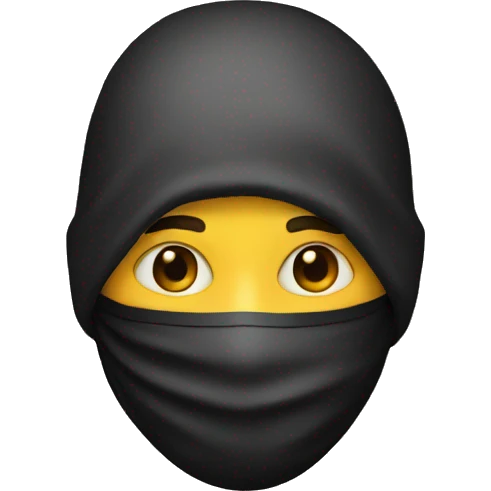 masked boy emoji