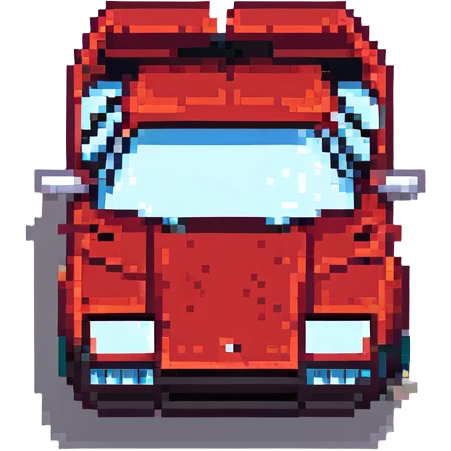 красная Lamborghini Countach, no background emoji