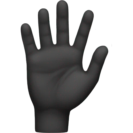 Letter B hand emoji emoji