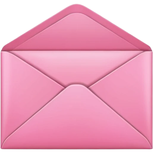 pink envelope icon emoji