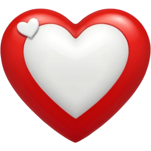 d con corazon blanco  emoji